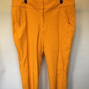 Lane Bryant Mustard Crop Pants